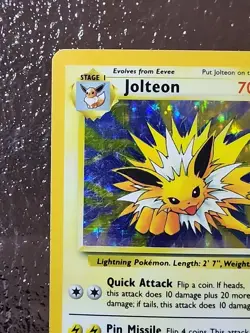 Pokemon TCG Jolteon Jungle 4/64 Holo Unlimited Holo Rare WOTC NM - Image 5