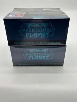 Lot of (2) Pokemon Phantasmal Flames Pokemon Center ETB Boxes Sealed - Image 4