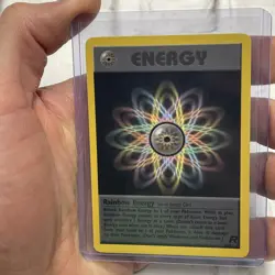 Vintage Pokemon TCG - Team Rocket Rainbow Energy 80/82 Non Holo Rare - 2000 - NM - Image 1