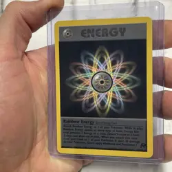 Vintage Pokemon TCG - Team Rocket Rainbow Energy 80/82 Non Holo Rare - 2000 - NM - Image 2