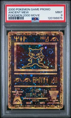 2000 POKEMON GAME MOVIE POKEMON 2000 MOVIE ANCIENT MEW PSA 9 - Image 1