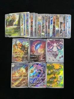2025 Pokemon TCG S-Chinese Pyroar Pidgey Veluza AR Art Rare Holo Lot*30 LU57 - Image 2