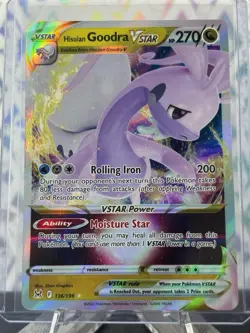 Pokemon TCG Hisuian Goodra VSTAR Lost Origin 136/196 Holo Ultra Rare Nm - Image 3