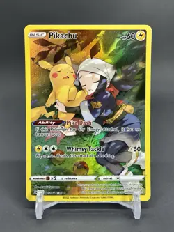 Pokemon TCG Pikachu TG05/TG30 Holo Rare Lost Origin Trainer Gallery - Image 1