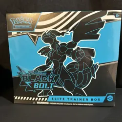 Pokemon TCG Scarlet & Violet Black Bolt ETB Elite Trainer Box - NEW Sealed - Image 1