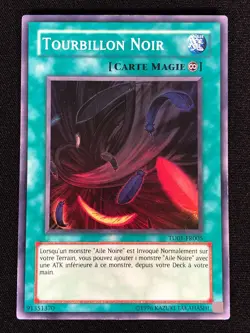 Yugioh Black Whirlwind TU01-EN005 Super (LP) French - Image 1