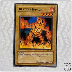 Blazing Inpachi - IOC-061 - Common Unlimited Yugioh - Image 1