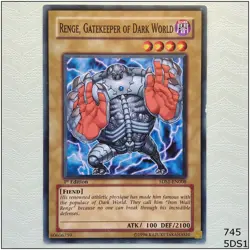 Renge, Gatekeeper of Dark World - 5DS1-EN008 - Common 1st Edition Yugioh - Image 1