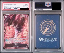 2023 ONE PIECE Japanese SABO 8 PACKS BATTLE-WINNER PSA10 - Image 3