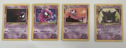 Pokemon Gengar Gym Challenge Sabrina's 29/132 Regular Non-Holo Card plus extra - Image 1