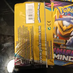 Pokemon TCG: Sun And Moon Unified Minds (3-Card) Factory Sealed ( 7 pack lot) - Image 4