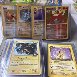 Great Pokemon Set, Flareon, Chameleon Reverse, Dragonair, Machamp, 20 Cards - Image 1