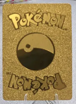 Pokemon Eternatus VMAX 340hp Gold Foil Fan Art Collector Card TCG - Image 2