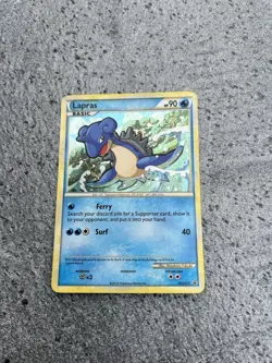 Pokemon TCG Lapras HGSS14 Promo Star Holo Rare Card - Image 1