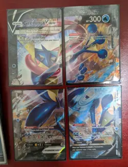 Pokemon Cards And Coins, Includes Rare, v, Ex, Trick Or Trade, 25th And More - Image 2