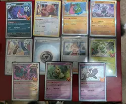 Pokemon Cards And Coins, Includes Rare, v, Ex, Trick Or Trade, 25th And More - Image 3