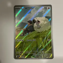 Hop's Wooloo 170/159 Sv09: Journey Together Holo Full Art Pokemon Card - Image 1