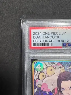 PSA 10 One Piece Card Boa Hancock ST17-004 SR Parallel Storage Box Gold Japanese - Image 3
