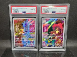PSA 10 Deerling Sawsbuck AR SEQ set SV5M Cyber Judge Japanese Pokemon Card Game - Image 1