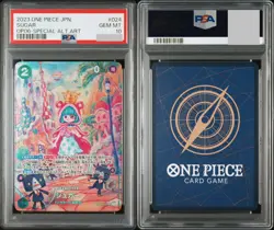 PSA 10 Sugar One Piece Card Wings of the Captain Japanese SP SR OP04-024 Japan - Image 3