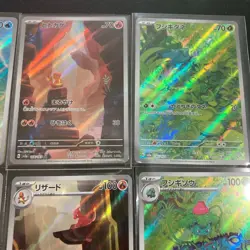 Pokemon Card Bulbasaur Charmander Squirtle Charmeleon AR 167/165 sv2a 151 6 Set - Image 4