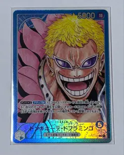 Doflamingo L OP01-060 Parallel Japanese ONE PIECE Card Game Romance Dawn - NM - Image 3