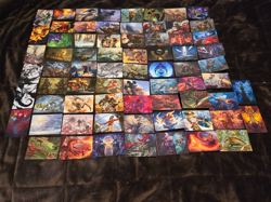 MTG Lot of 80 ART SERIES Cards -NO DOUBLES-Some Gold Signatures - Image 1