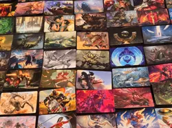 MTG Lot of 80 ART SERIES Cards -NO DOUBLES-Some Gold Signatures - Image 2