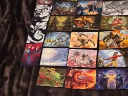 MTG Lot of 80 ART SERIES Cards -NO DOUBLES-Some Gold Signatures - Image 3