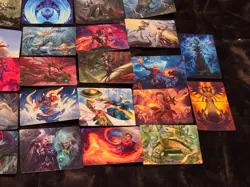 MTG Lot of 80 ART SERIES Cards -NO DOUBLES-Some Gold Signatures - Image 5
