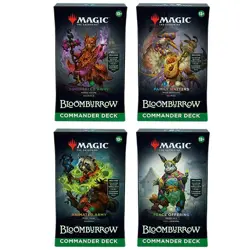 MTG Magic The Gathering Bloomburrow Set of 4 Commander Decks FACTORY SEALED! - Image 1