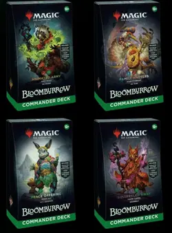 MTG Magic The Gathering Bloomburrow Set of 4 Commander Decks FACTORY SEALED! - Image 3