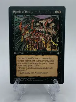Spoils of Evil - Ice Age - MTG - Rare - Magic The Gathering - Image 1