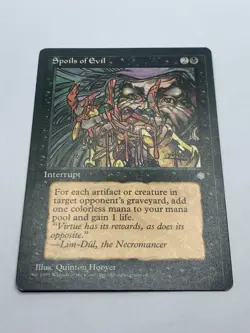 Spoils of Evil - Ice Age - MTG - Rare - Magic The Gathering - Image 2
