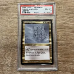 MTG Legends Tuknir Deathlock PSA 10 Summon Grade Gem Mint Magic The Gathering - Image 1