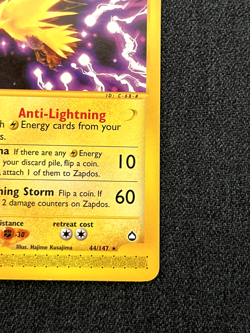 Pokemon TCG Zapdos 044/147 Aquapolis Regular Near Mint - Image 5