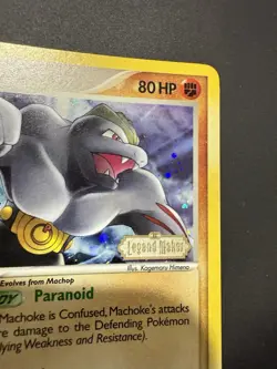 Pokemon TCG Legend Maker Machoke 39/92 Stamped Reverse Holo Near Mint - Image 3