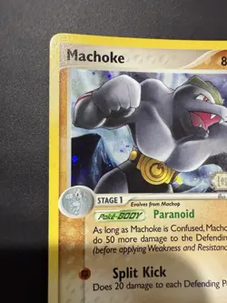 Pokemon TCG Legend Maker Machoke 39/92 Stamped Reverse Holo Near Mint - Image 4