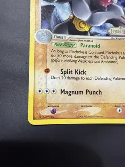 Pokemon TCG Legend Maker Machoke 39/92 Stamped Reverse Holo Near Mint - Image 5
