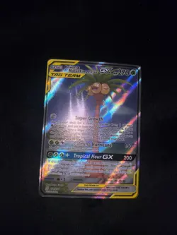 Pokemon Rowlet & Alolan Exeggutor Tag Team GX 215/236 alternate art near mint - Image 3