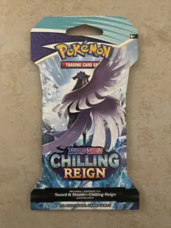 Pokemon: Sword & Shield Chilling Reign Sleeved Booster Pack 820650808470 - Image 1