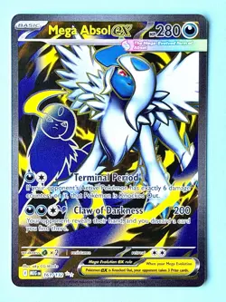 2025 Pokemon Mega Evolution LOT of 3: MEGA ABSOL ex, SHIFTRY, & BULBASAUR NM!!! - Image 2