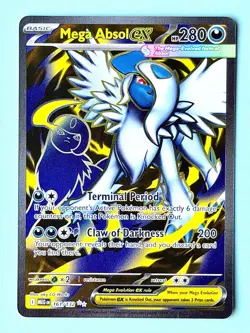 2025 Pokemon Mega Evolution LOT of 3: MEGA ABSOL ex, SHIFTRY, & BULBASAUR NM!!! - Image 4