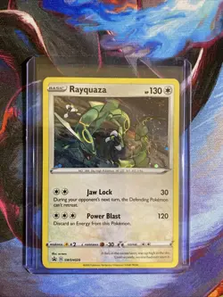 DOUBLE SWIRL Rayquaza SWSH029 Black Star Promo Cosmos Holo Pokemon TCG NM - Image 5