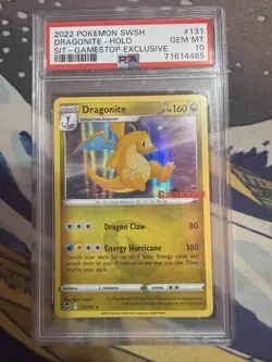Dragonite 131/195 PSA 10 GameStop Exclusive Stamp Pokemon Slab - Image 1
