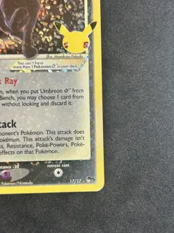 Umbreon Gold Star 17/17 Celebrations Pokemon TCG Classic Collection FAST SHIP!!! - Image 4