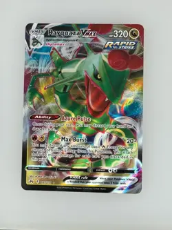 2023 Pokemon Crown Zenith Rayquaza VMAX 101/159 NM - Image 1
