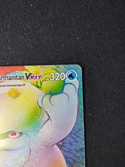 Pokemon TCG Galarian Darmanitan VMAX 187/185 Vivid Voltage Rainbow Secret NM - Image 3