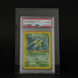 1999 Pokemon Jungle 10/64 Scyther-Holo PSA 6 Excellent Near Mint - Image 1