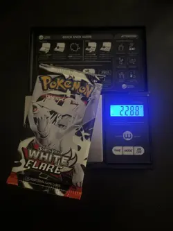 Very Heavy! 22.88g Pokemon TCG SV10.5 White Flare Booster Pack Sealed! - Image 1